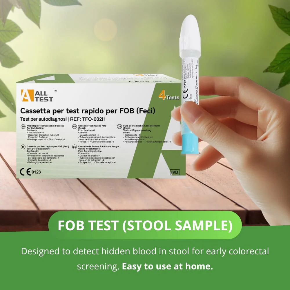 2 Tests for Occult Blood in the Stool Home Test Chair Examination Blood in Stool Self Test Kit for Colon Cancer Prevention FOB Test Quick Test - Image 7