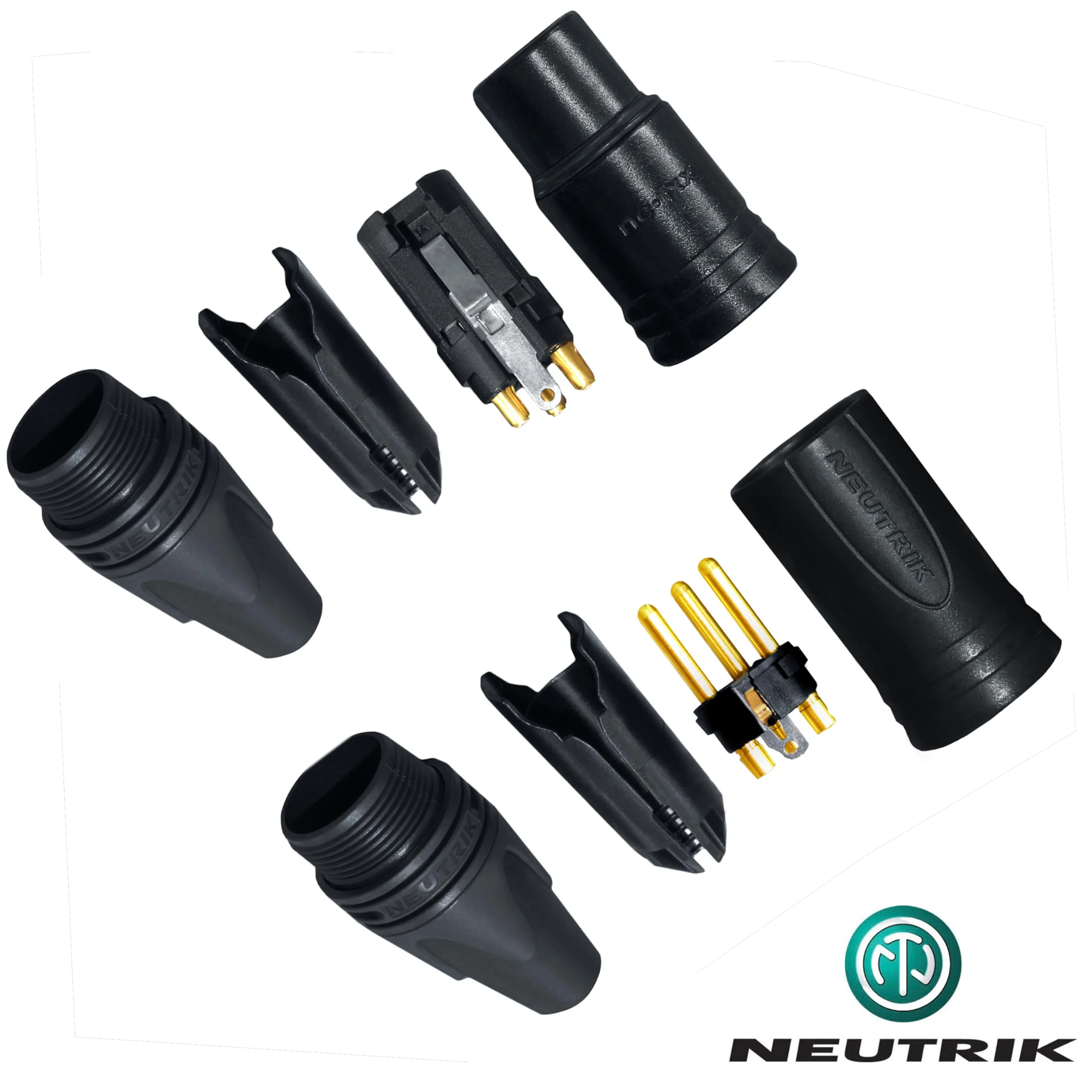 2 Units - 8 Foot - WBC-PRO-Quad Ultra-Silent Ultra-Flexible Balanced Star-Quad Cable with Neutrik Male & Female XLR Plugs & Black Tweed Jacket - Image 7