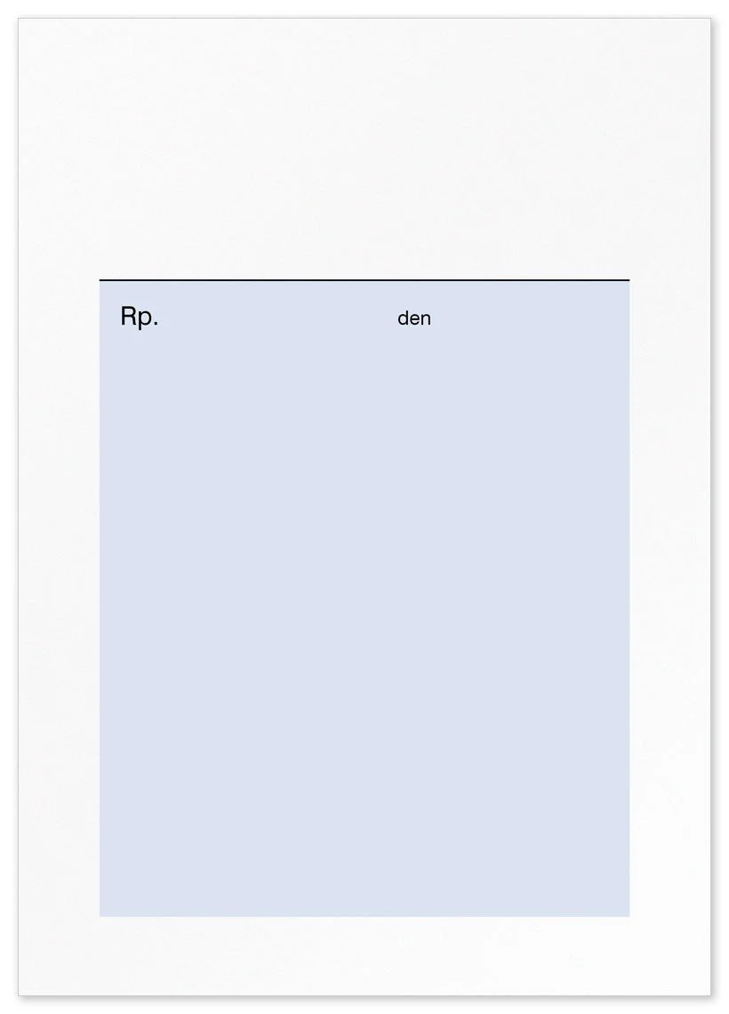200 A6 Home Recipes for Medical and Healing Praktiker, Cut Sheets for Printing Without Glue Edge] Premium Fälschungserschwert with Blue Background 51124