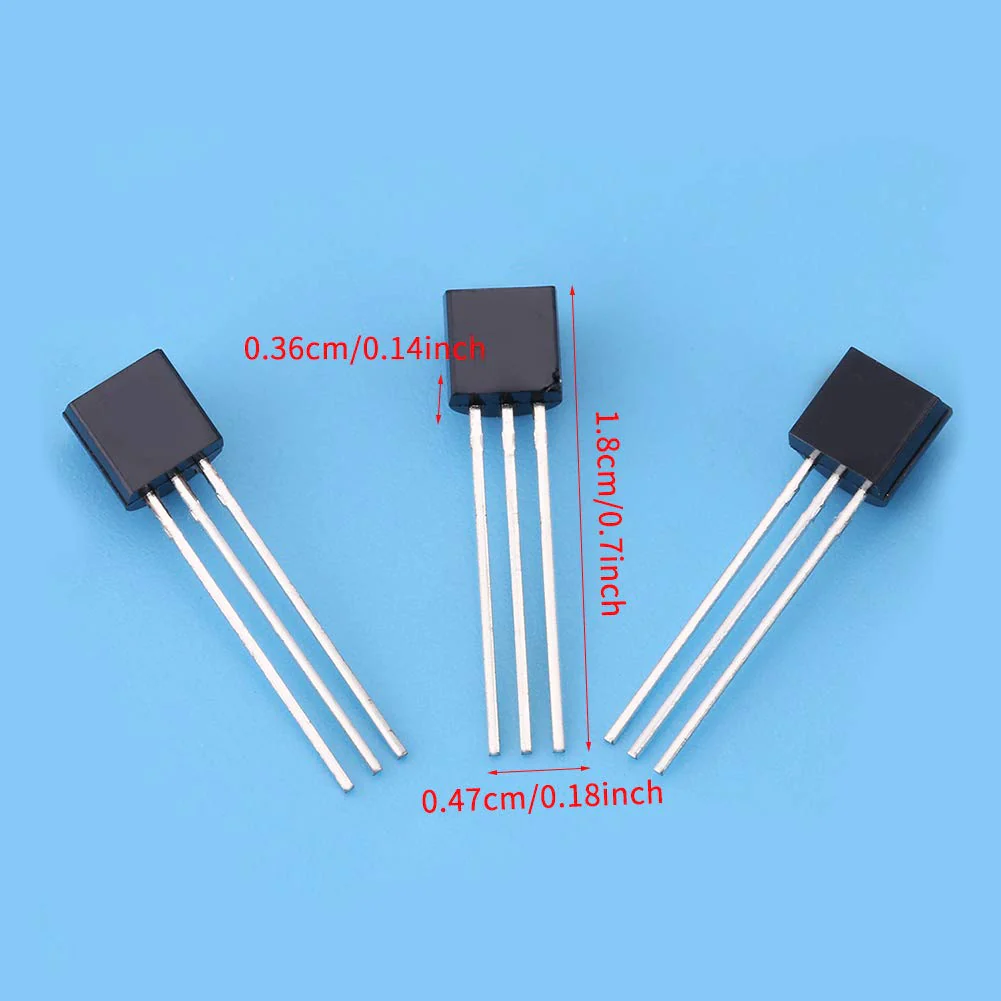 200 Pieces TO-92 Silicon NPN PNP Power Transistor Assortment Kit Set with Plastic Storage Box 10 Values (BC327 BC337 BC517 BC547 BC548 BC549 BC550 BC556 BC557 BC558) - Image 3
