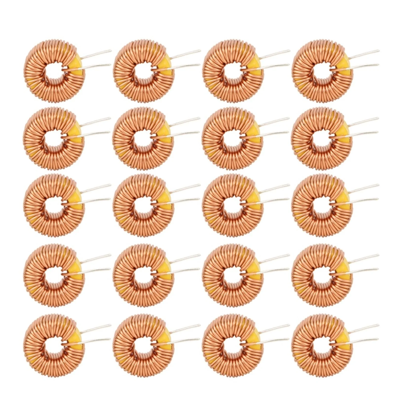 20pcs Toroid Magnetic Inductor Wire High Quality Copper Coil for PCB 100UH 0.6mm