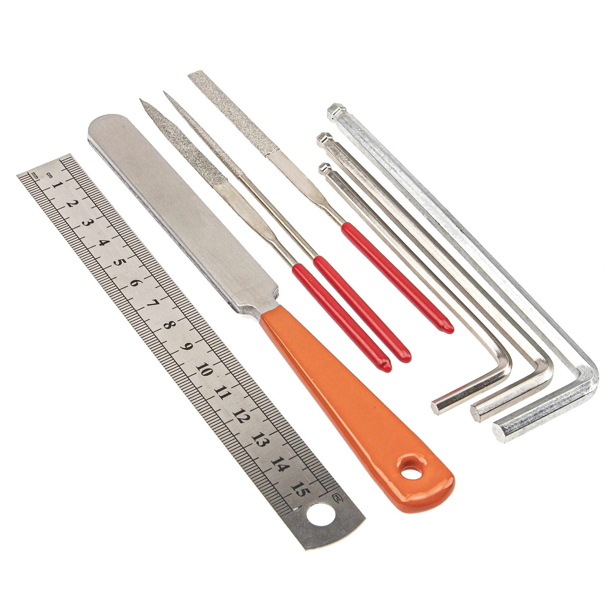 20Pcs Yootones Guitar Tool Kit Repairing Maintenance Tools with String Organizer Guitar Winder String Cutter String Action Ruler Gauge - Image 3