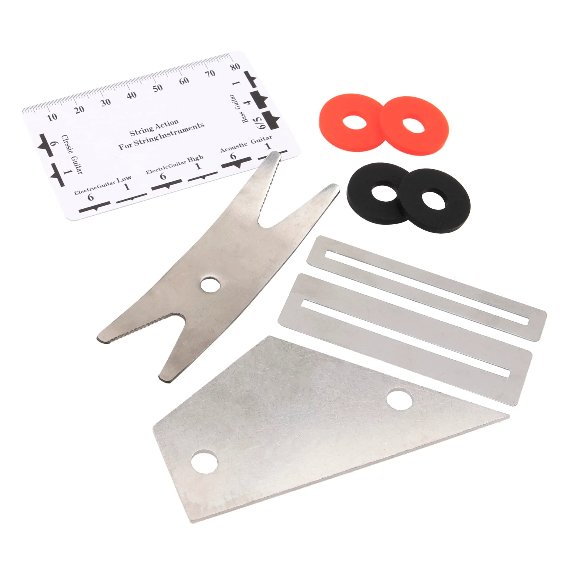 20Pcs Yootones Guitar Tool Kit Repairing Maintenance Tools with String Organizer Guitar Winder String Cutter String Action Ruler Gauge - Image 4