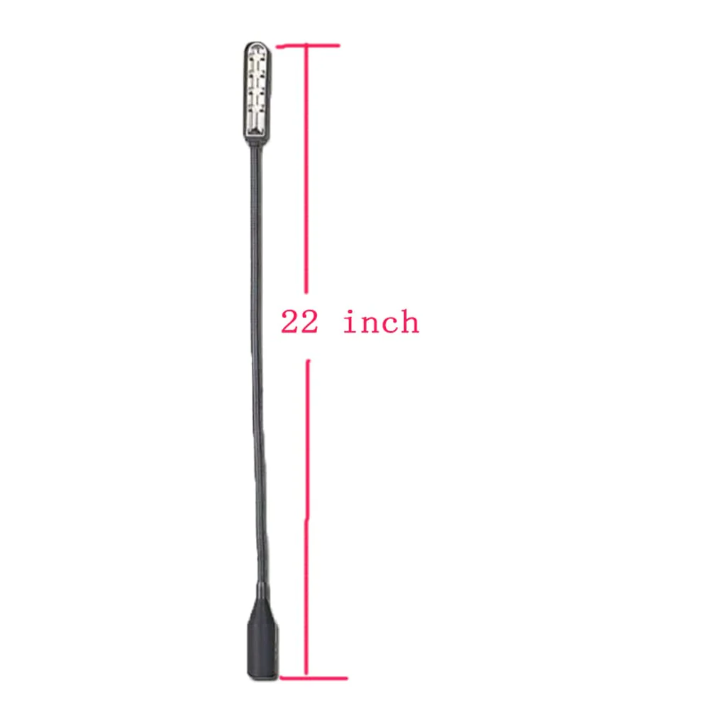 22 inch XLR 4 Pin LED Light Studio Lamp XLR gooseneck lamp for DJ Mixer,XLR 4PIN Connect Port(XLR 4Pin Port) FBALED4P - Image 2