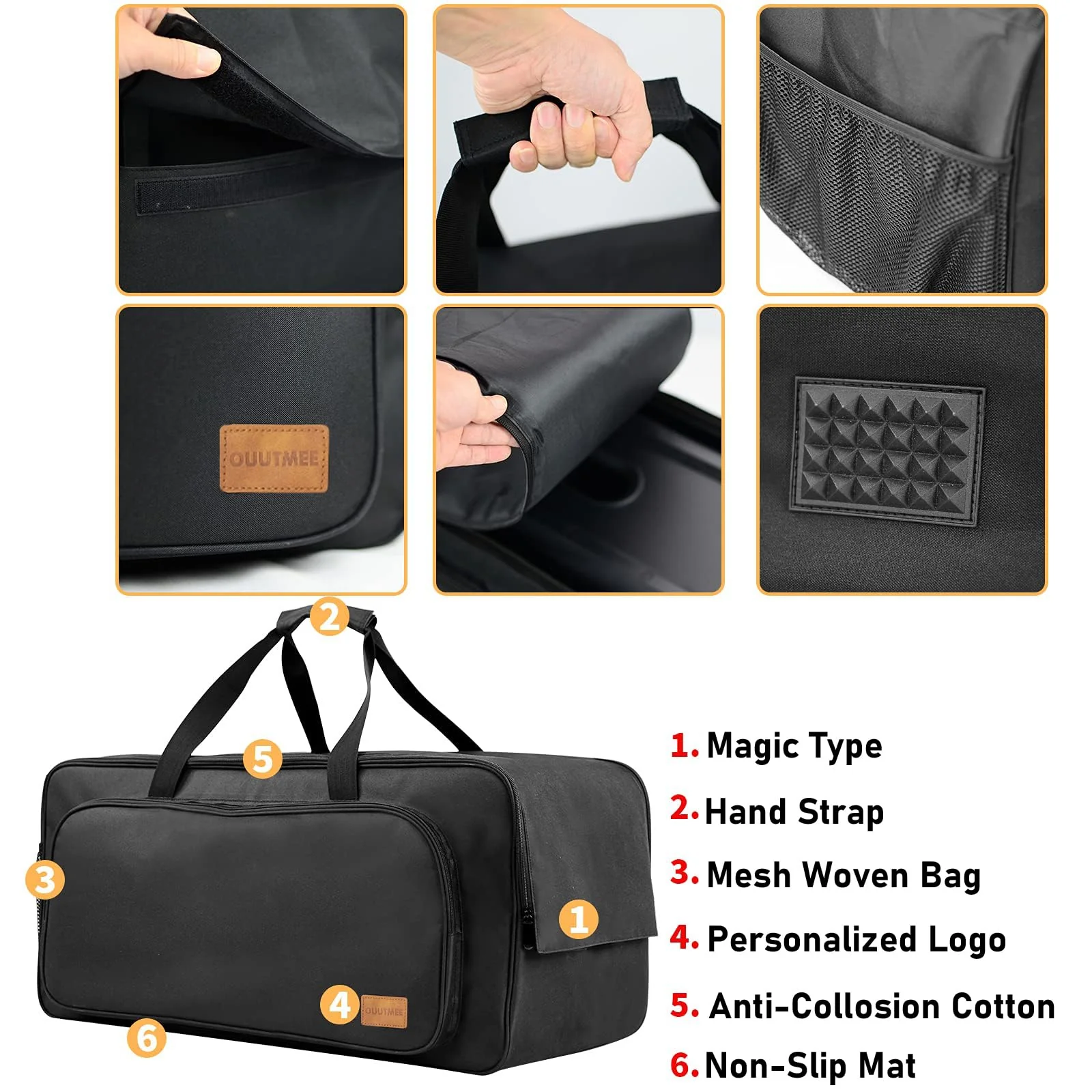 23''×12''×12'' Speaker Tote Bag Compatible with JBL Party Box 100/110/120 Multifunctional Storage Case For JBL 100/110/120 - Image 4