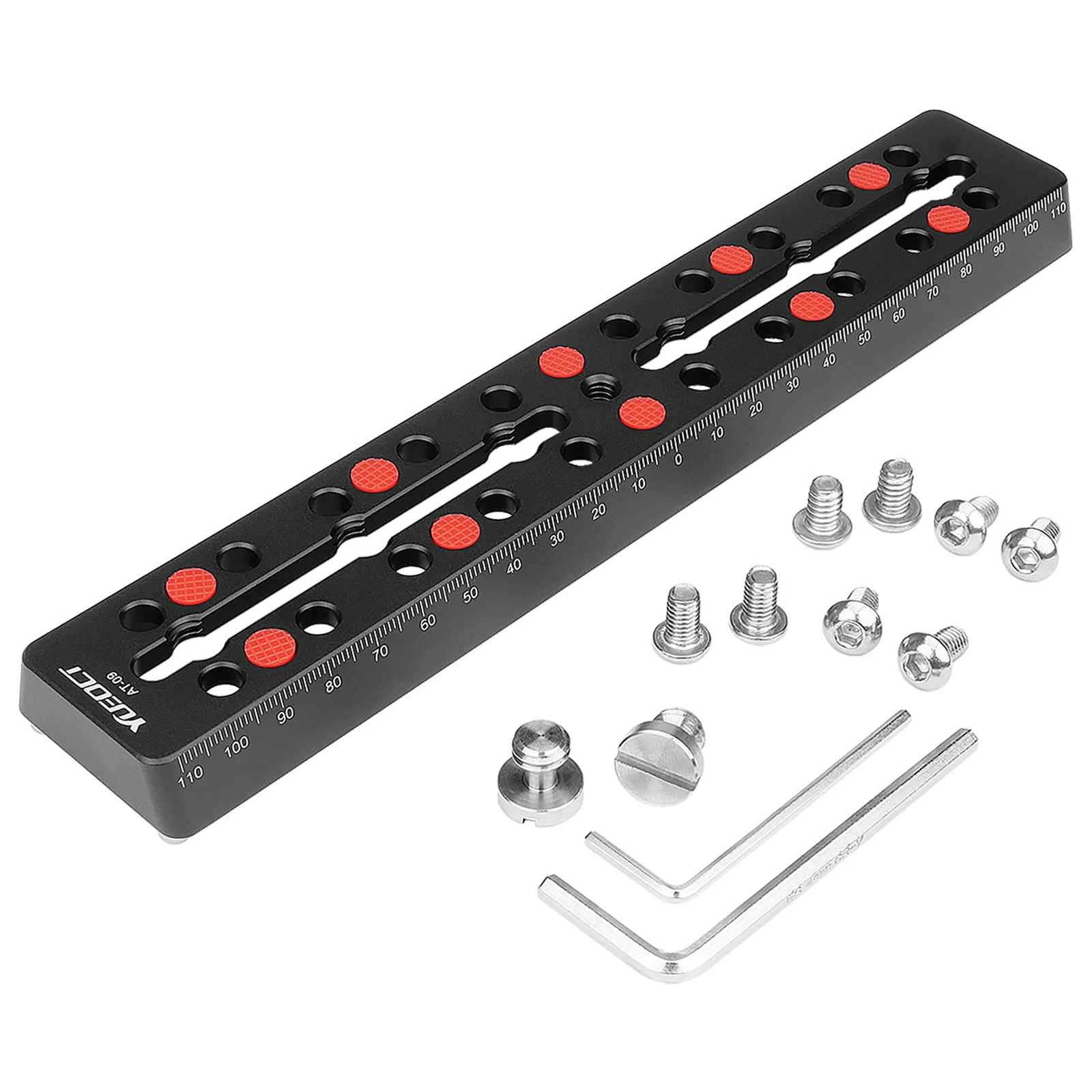 230mm/9.05" Telescope Rail Bar Vixen Style Dovetail Mounting Plate, with M6 1/4" 3/8" Camera Screw for Telescope Saddle Mount Base OTA Equatorial Head Tripod Adapter Sky Astrophotography