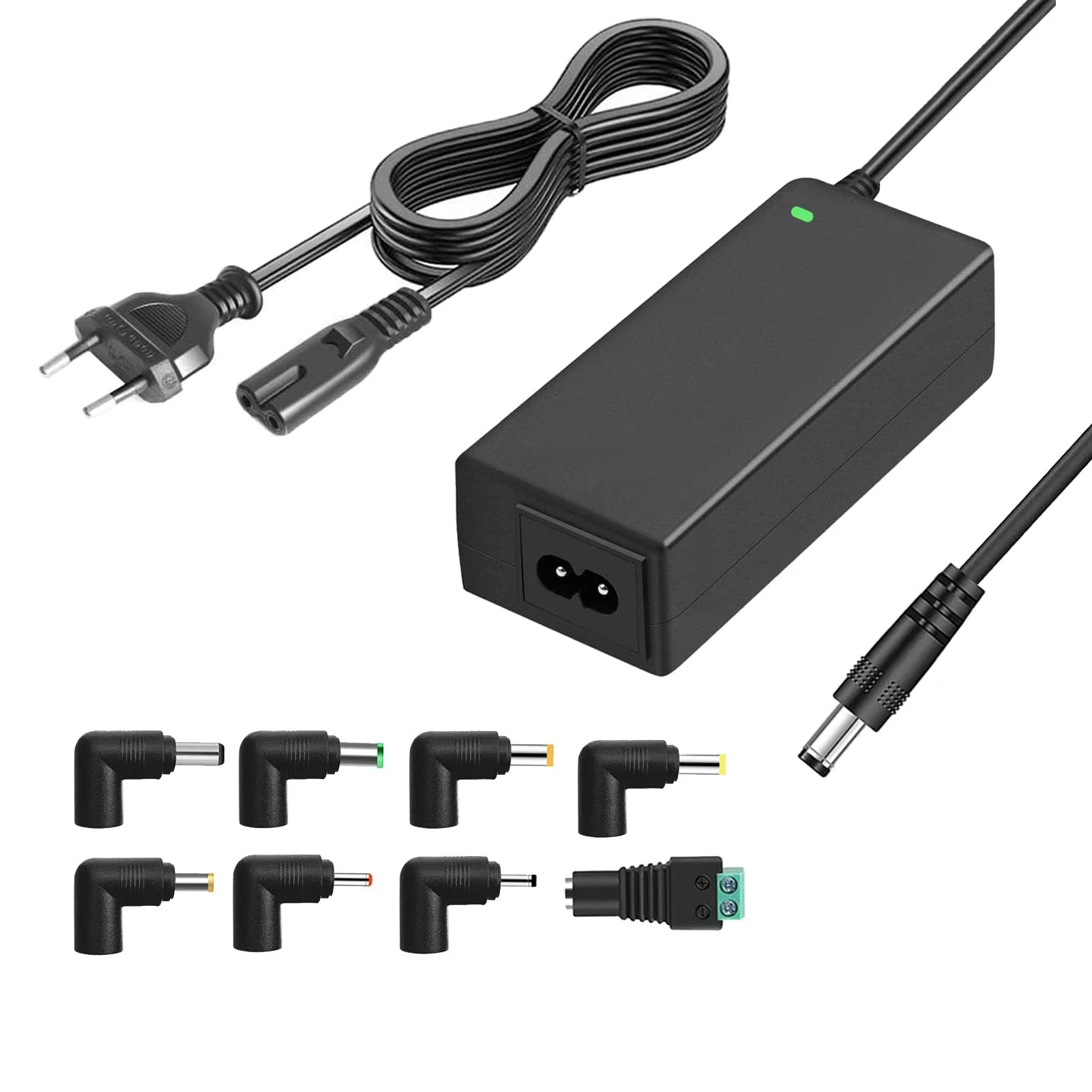 24V Power Supply 2.5A Power Adapter, 100V-240V AC to DC 24Vdc 2.5A 2500mA 2A 2000mA 1.5A 1500mA 1A 1000mA 24Volts 60W AC DC Adapter Power Cable