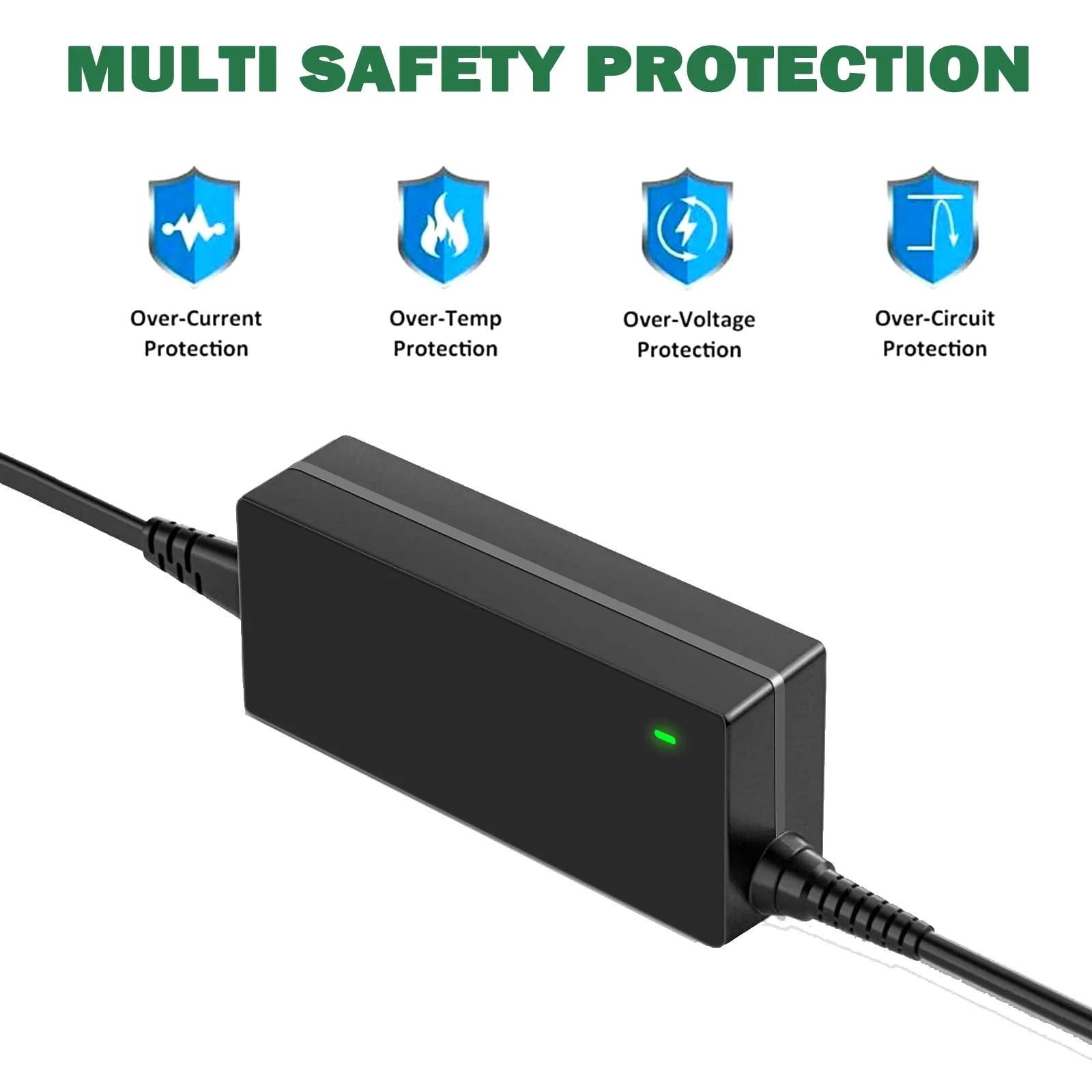 24V Power Supply 2.5A Power Adapter, 100V-240V AC to DC 24Vdc 2.5A 2500mA 2A 2000mA 1.5A 1500mA 1A 1000mA 24Volts 60W AC DC Adapter Power Cable - Image 7