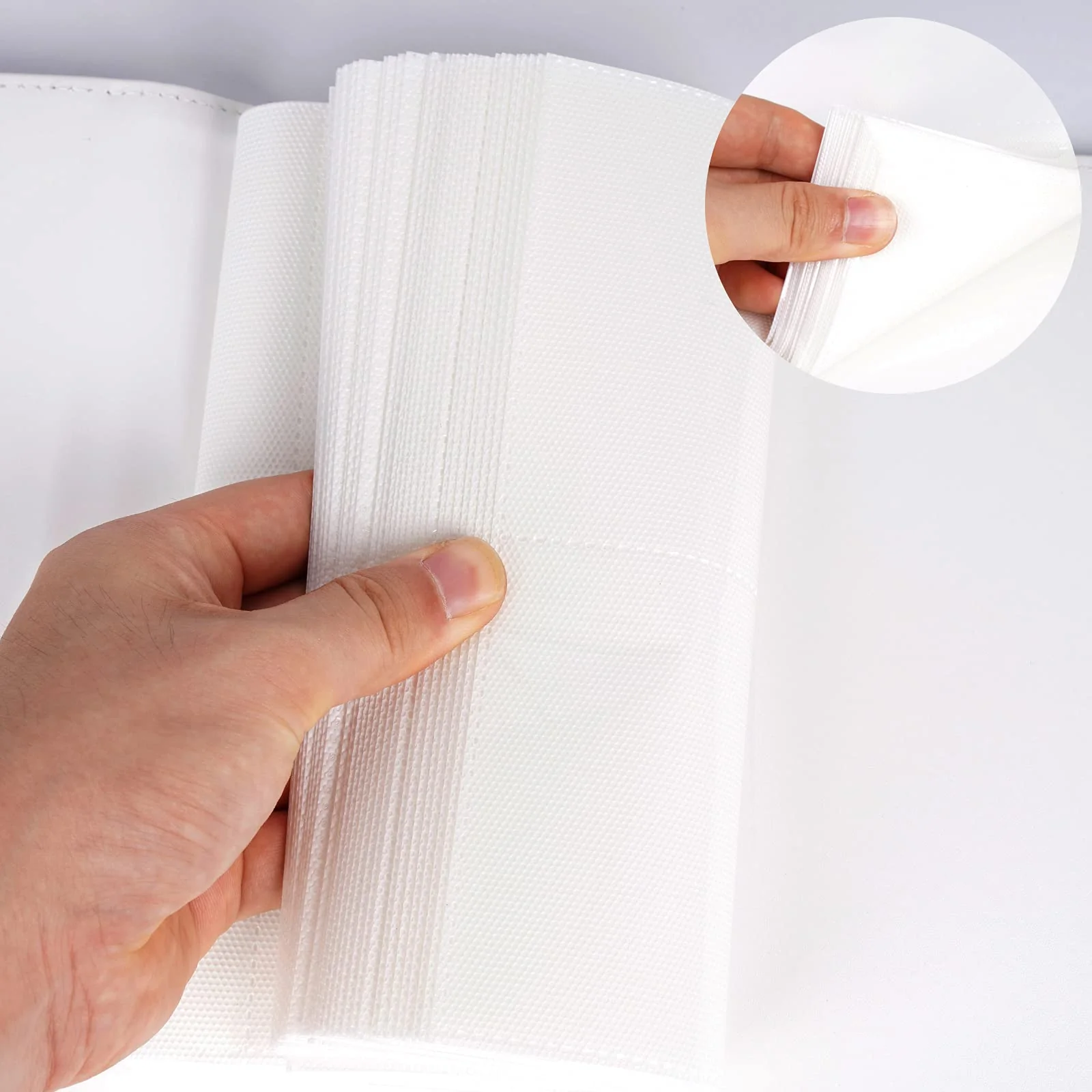 256 Pockets Mini Photo Album for Fujifilm Instax Mini 12/Mini 11/Mini 9 /Mini 40/Mini 99 Instant Camera, For Polaroid Snap/PIC-300/Z2300/ SocialMatic Instant Cameras & Zip Instant Printer (Ice White) - Image 3