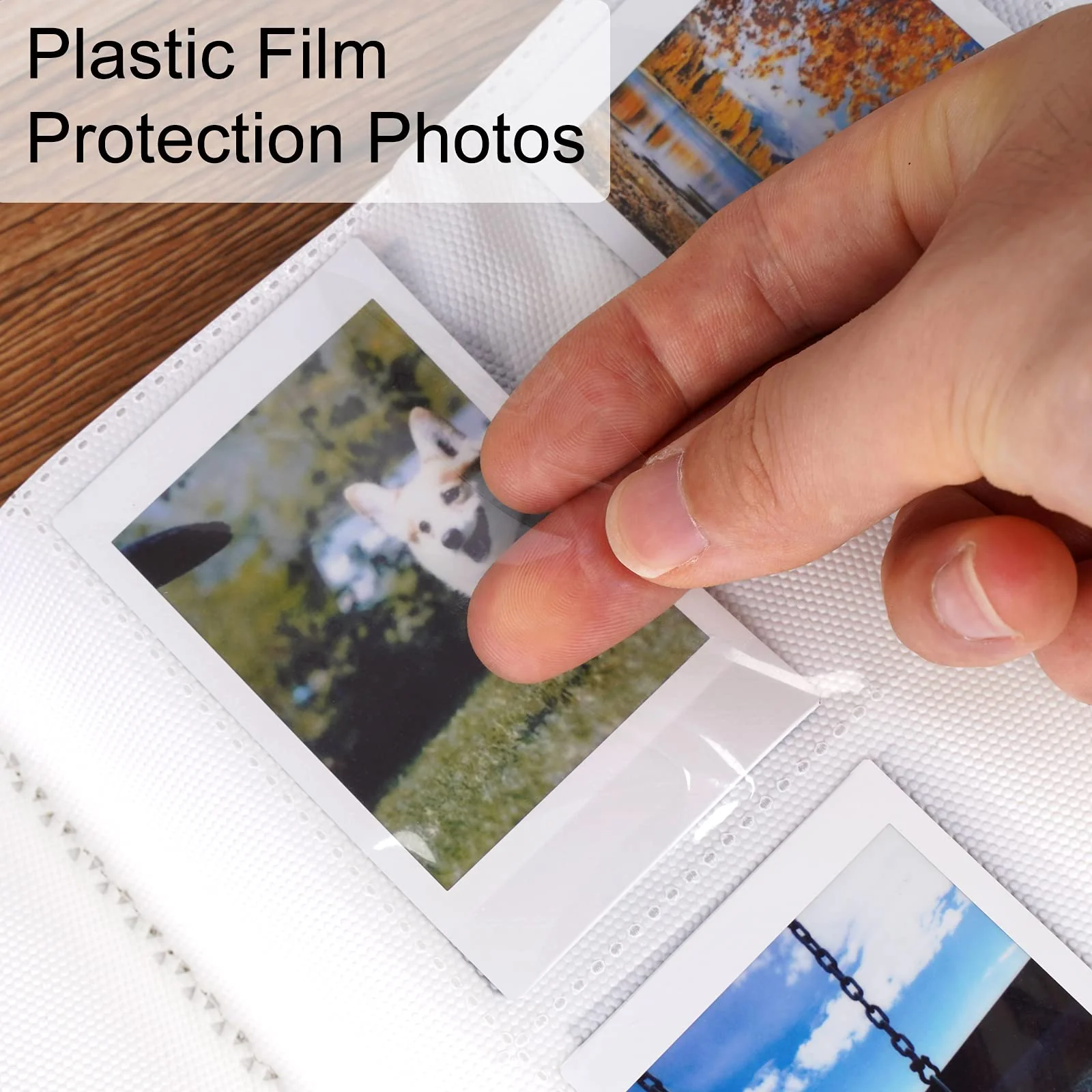 256 Pockets Mini Photo Album for Fujifilm Instax Mini 12/Mini 11/Mini 9 /Mini 40/Mini 99 Instant Camera, For Polaroid Snap/PIC-300/Z2300/ SocialMatic Instant Cameras & Zip Instant Printer (Ice White) - Image 4