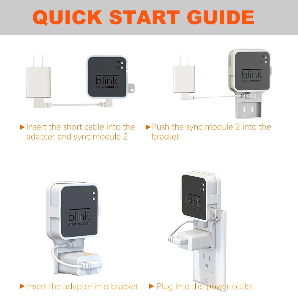 256GB Blink USB Flash Drive and Outlet Wall Mount for Blink Sync Module 2, Space Saving for Blink Outdoor Indoor Security Camera (Blink Sync Module 2 is NOT Included) 256G USB Flash Drive - Image 5