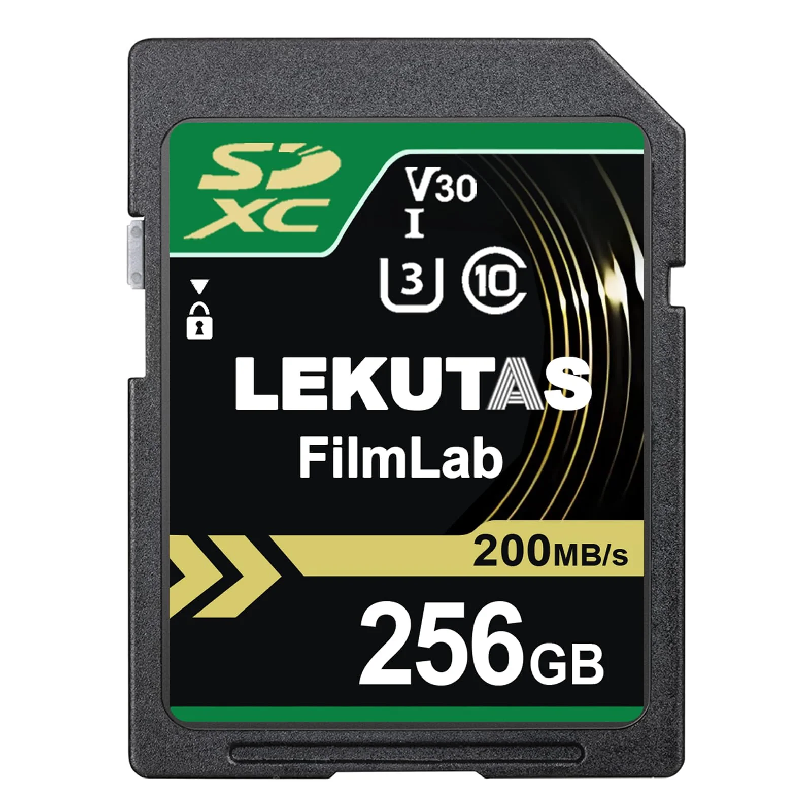 256GB SDXC UHS-I Memory Card - Up to 200MB/s Read Speed, C10, U3, V30, 4K UHD, Full-HD & 4K Video SD Card for Canon Nikon Sony Panasonic DSLR, Mirrorless Cameras SDXC 256GB