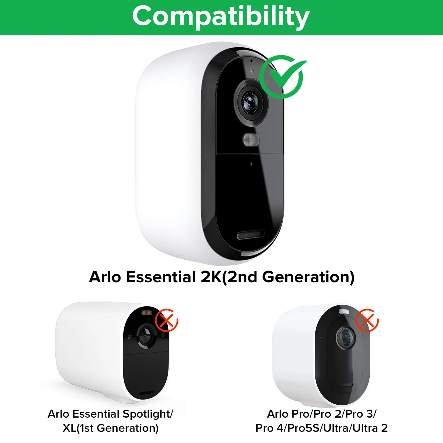 25FT Power Cable Compatible with Arlo Essential 2K Outdoor Security Camera (2nd Generation), Flat Charging Cable, Weatherproof Outdoor Power Cord Charging Your Camera Continuously 1 - Image 2