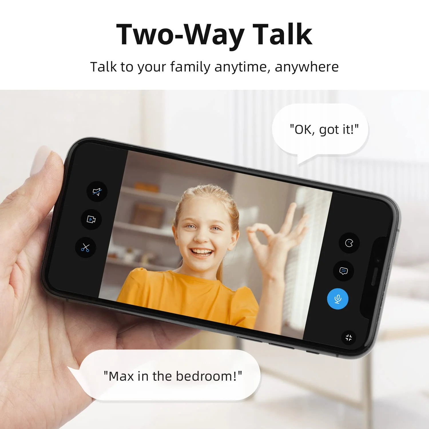 2K Security Camera Indoor, Baby Monitor Pet Camera 360-Degree for Home Security,Camera with 5/2.4 GHz Wi-Fi Router, One-Touch Call, Smart Motion Tracking, IR Night Vision, Compatible with Alexa 3MP-1Pack - Image 7