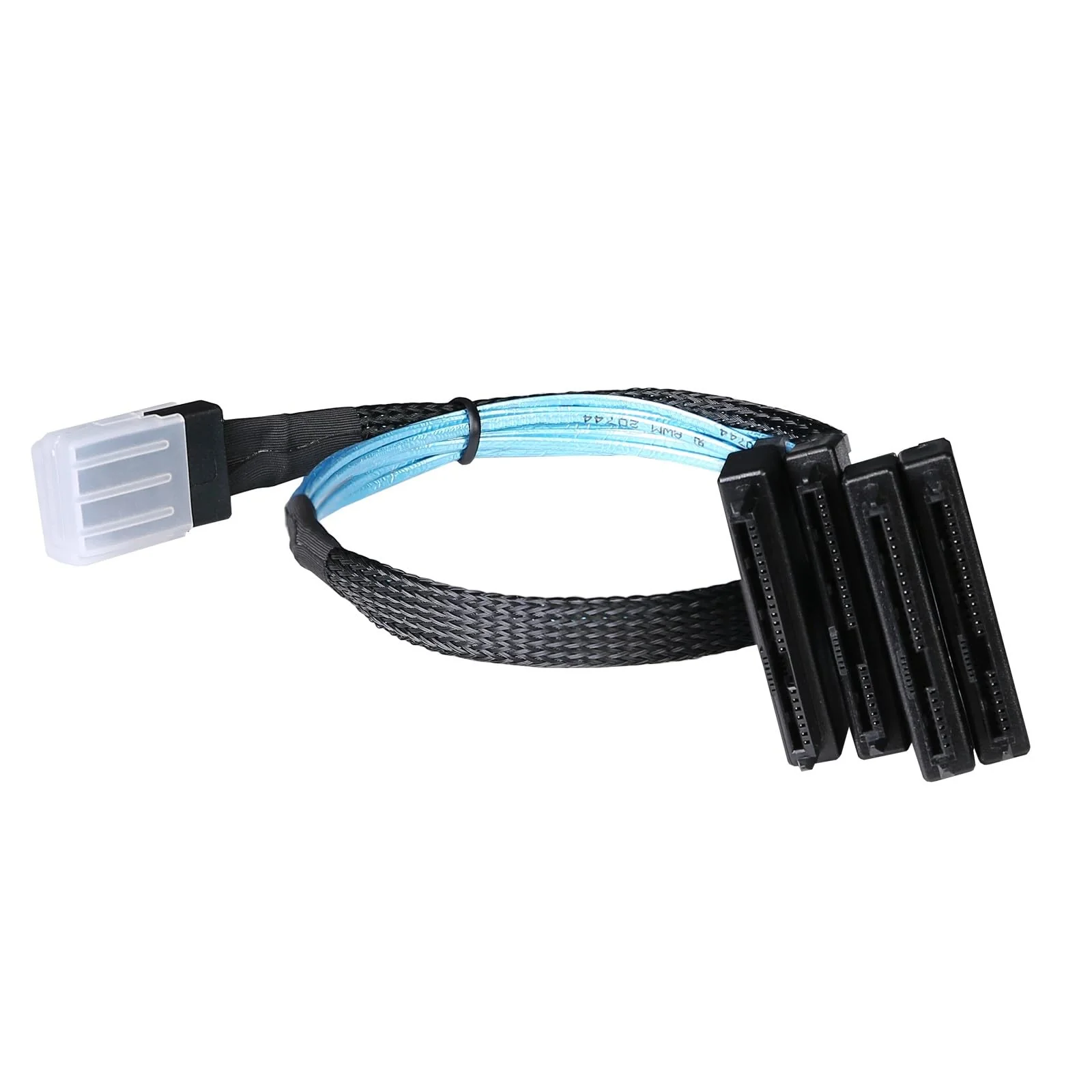 2Pack Mini-SAS to SAS-Cable: 0.5M SFF-8087 to SAS-SFF-8087 to SFF-8482-SAS with SATA Power Adapter-Cable (1.6FT) 1.6FT 2Pack - Image 6