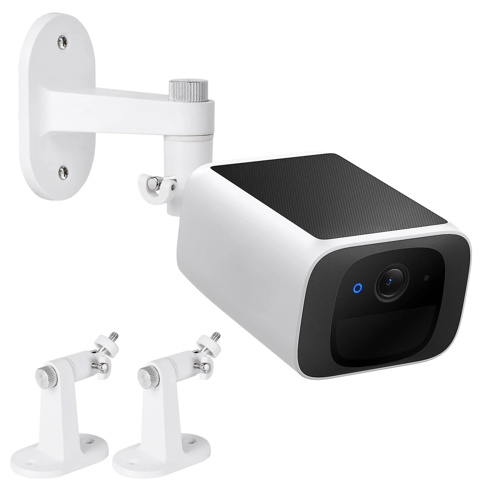 2Pack Wall Mount Compatible with eufyCam 2C/2C Pro, 2/2 Pro, 3C/S300, 3/S330, Also for SoloCam S220/C210, Adjustable Camera Mount Brackets for Eufy Camera Indoor/Outdoor - White