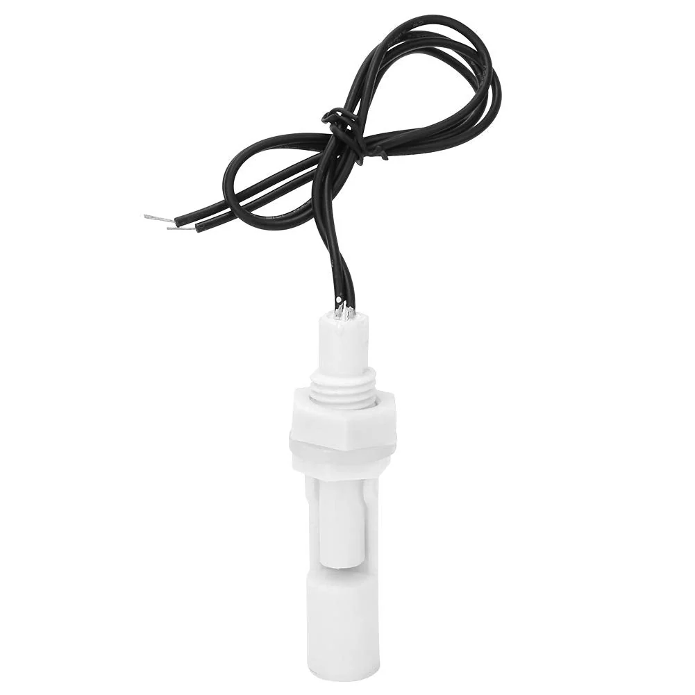 2PCs 16mm 0-110V DC Water Level Sensor Switch, 0.2MPa Highly Reliable Plastic Float Switch for Side Mounted Liquid Level Sensor