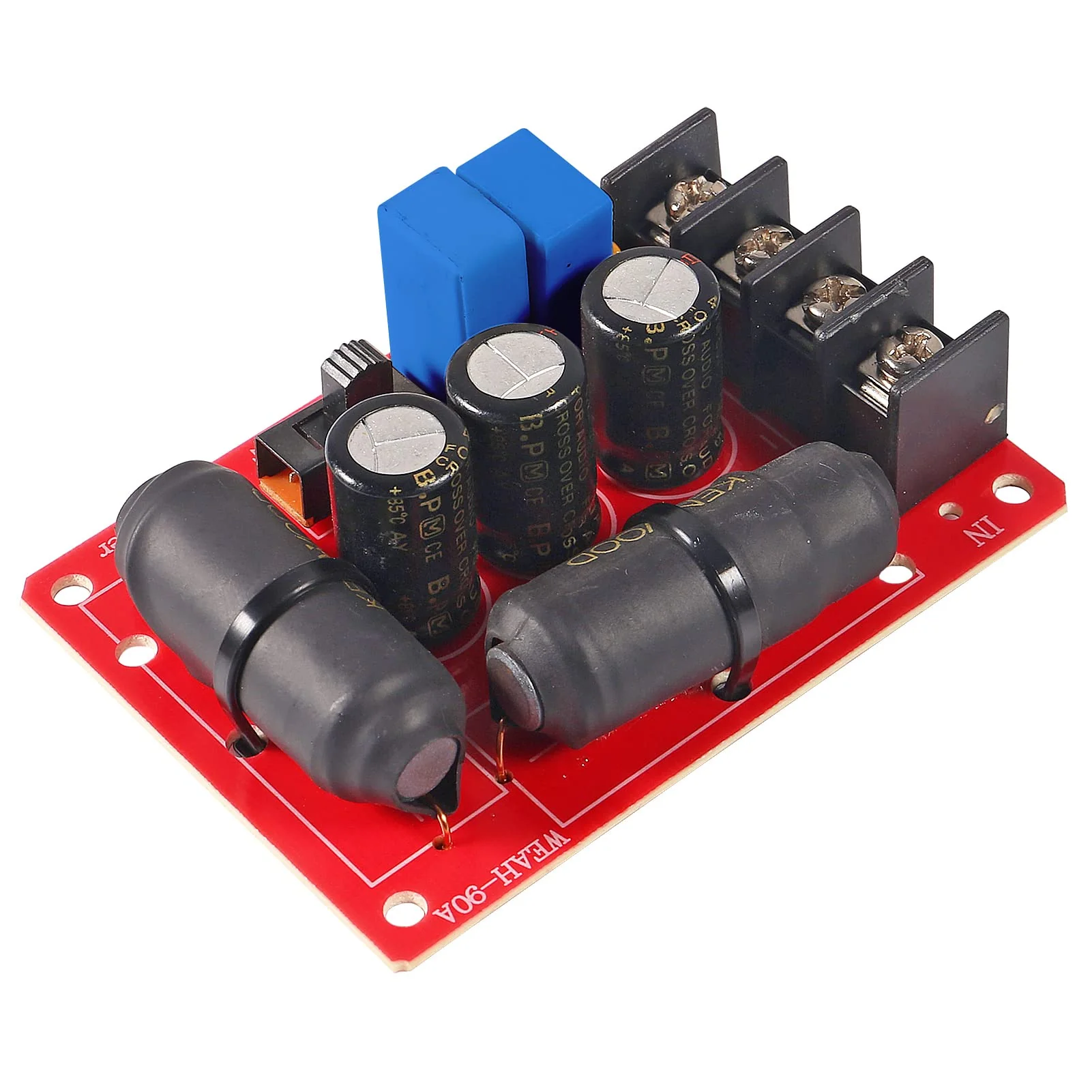 2pcs 200W Pure Bass Subwoofer Crossover Second-Order Crossover Frequency Distributor Divider 2 Way Speaker Audio Crossover Filter 2pcs - Image 5
