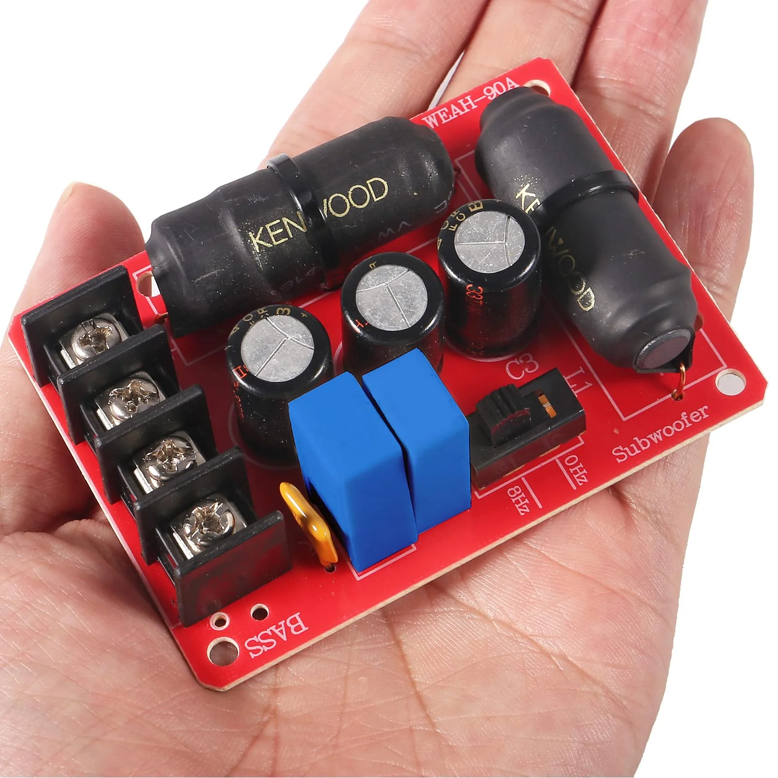 2pcs 200W Pure Bass Subwoofer Crossover Second-Order Crossover Frequency Distributor Divider 2 Way Speaker Audio Crossover Filter 2pcs - Image 7