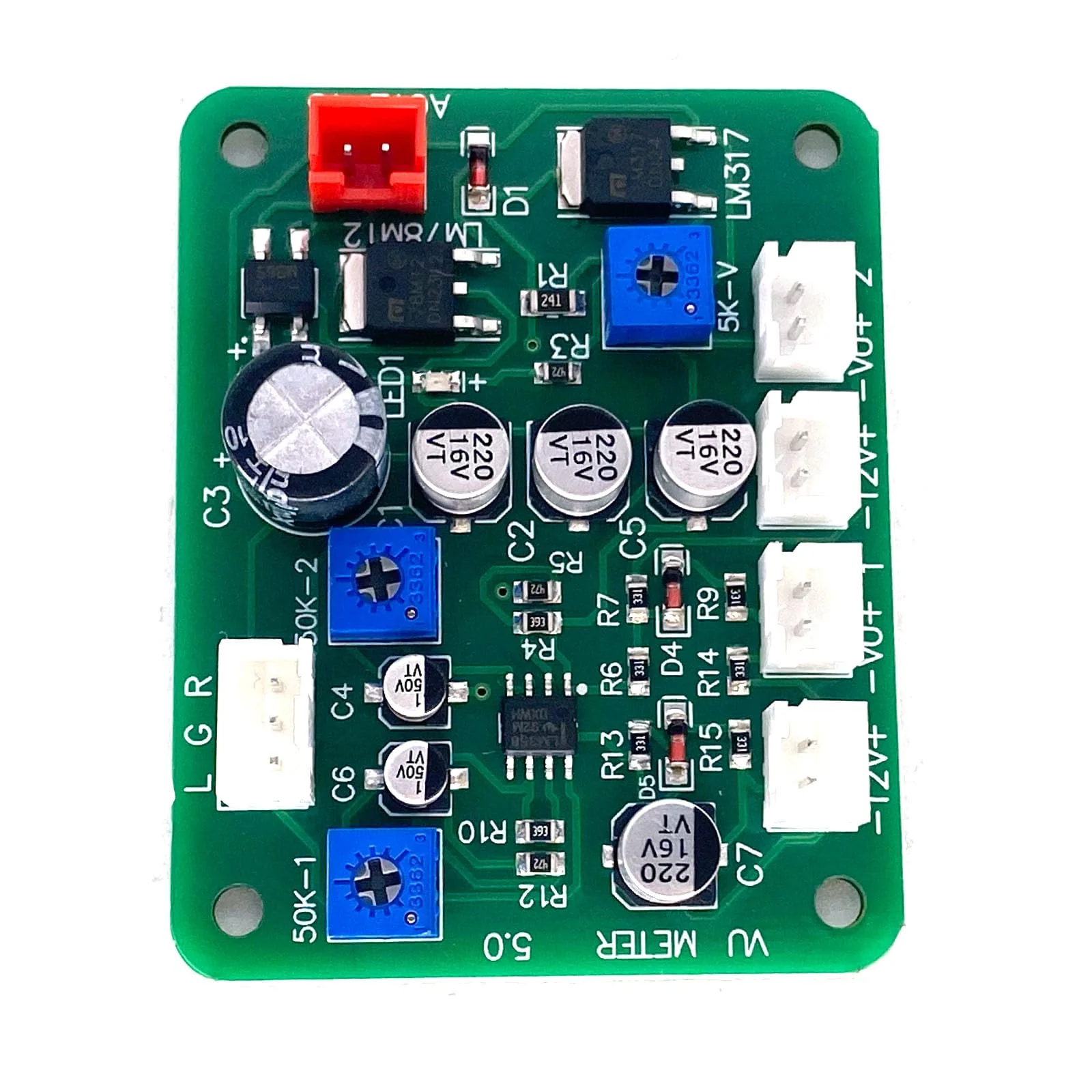 2PCS 35mm VU Meter Stereo Audio Level Indicator Audio Meter Backlight Adjustable + Audio Level Amplifier Driver Board - Image 6
