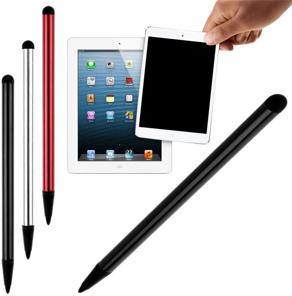 2pcs Black Stylus Pens for Touch Screens, Stylus Pen Universal Touch Screen Pens All capacitive Touch Screen Devices Capacitive Stylus Compatible for iPad, Samsung Galaxy, Touch Screen Smartphones - Image 3