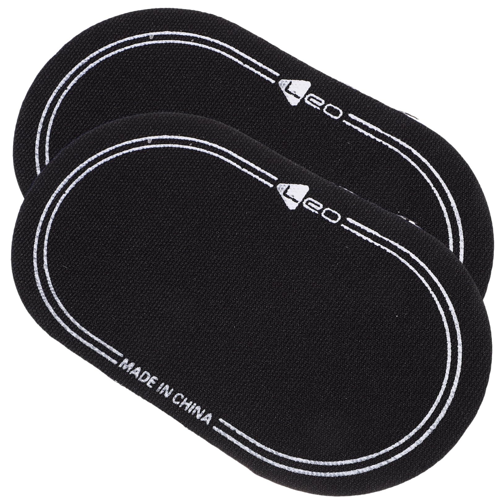 2pcs Drum Kit Screen Protector Drum Impact Drum Kick Pad Patch Double Pedal Click Pad Bass Accessories Guitar Stickers Drum Sets Protective Drum Sticker Drum Skin Accessories Black 15.6X9X.01CM