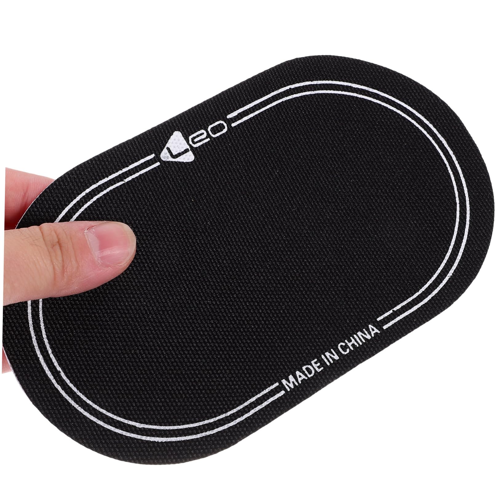 2pcs Drum Kit Screen Protector Drum Impact Drum Kick Pad Patch Double Pedal Click Pad Bass Accessories Guitar Stickers Drum Sets Protective Drum Sticker Drum Skin Accessories Black 15.6X9X.01CM - Image 2