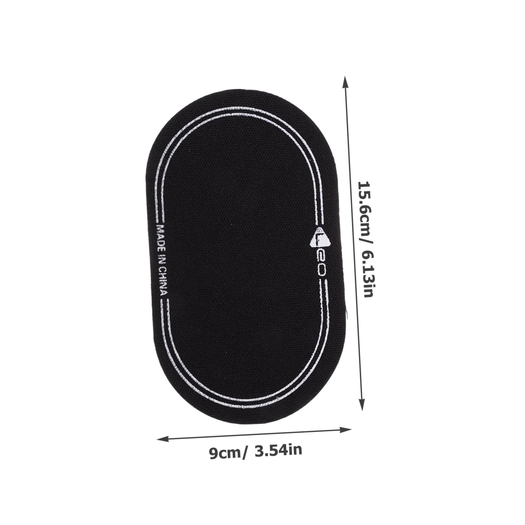 2pcs Drum Kit Screen Protector Drum Impact Drum Kick Pad Patch Double Pedal Click Pad Bass Accessories Guitar Stickers Drum Sets Protective Drum Sticker Drum Skin Accessories Black 15.6X9X.01CM - Image 7