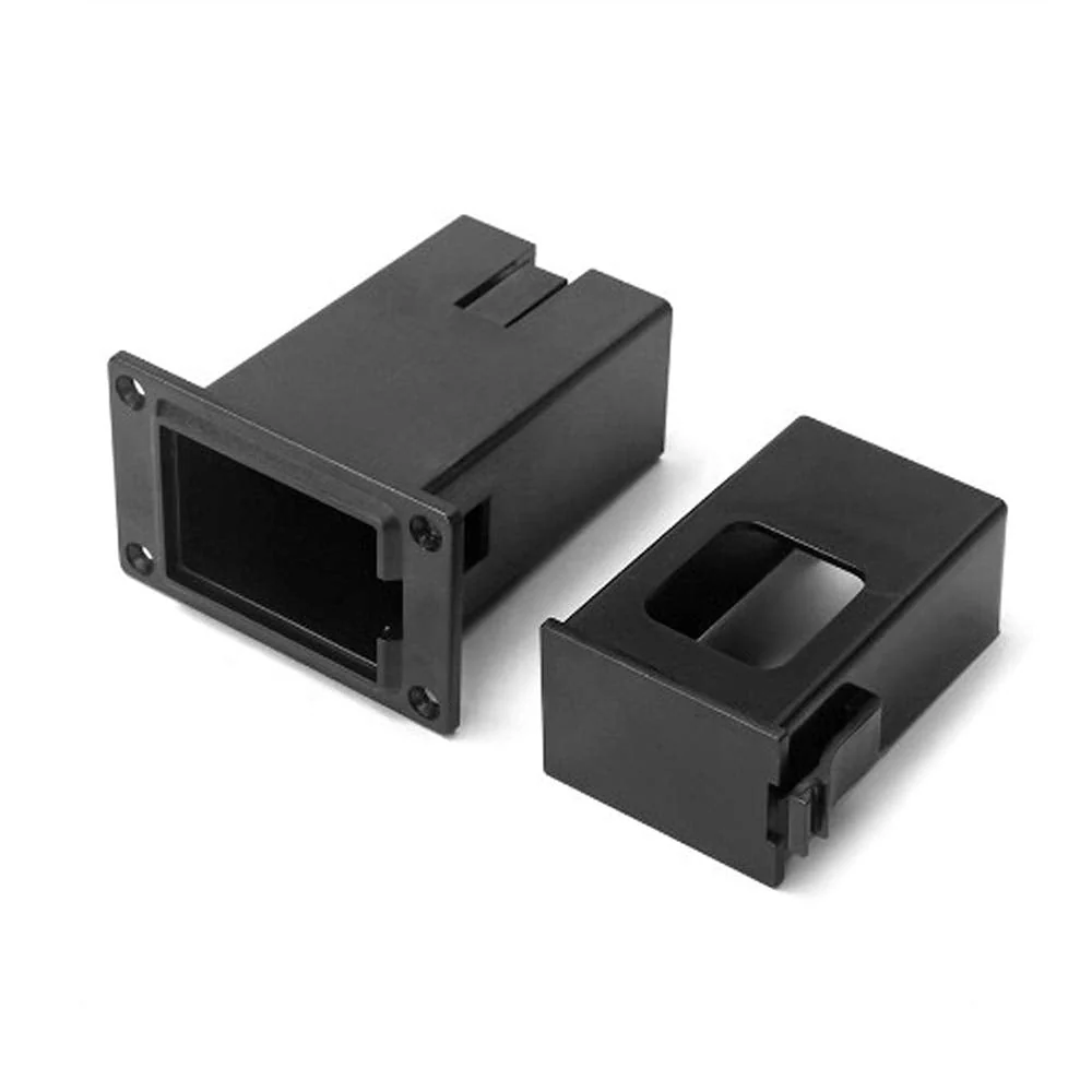 2Pcs Guitar Pickup Battery Box Battery Guitar Case Acoustic Guitar Pickup Parts, Pickup Shell Cover Installed on Guitar Bass with 9V Battery Box, Case Holder Replacement for EQ 7545R Bass Accessories