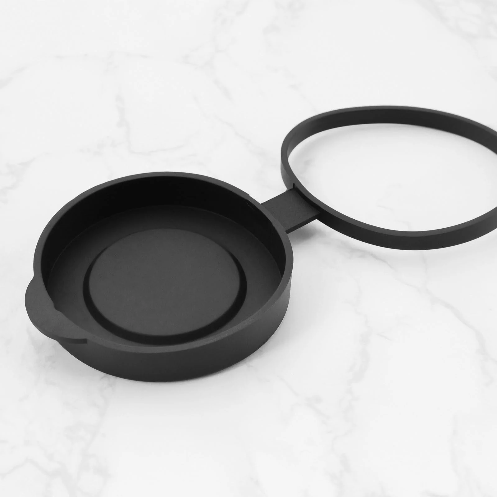 2pcs Rubber Objective Lens Caps Objective Lens Protective Cover Compatible with 8x42 10x42 12x42 Binoculars Monoculars, Black - Image 6