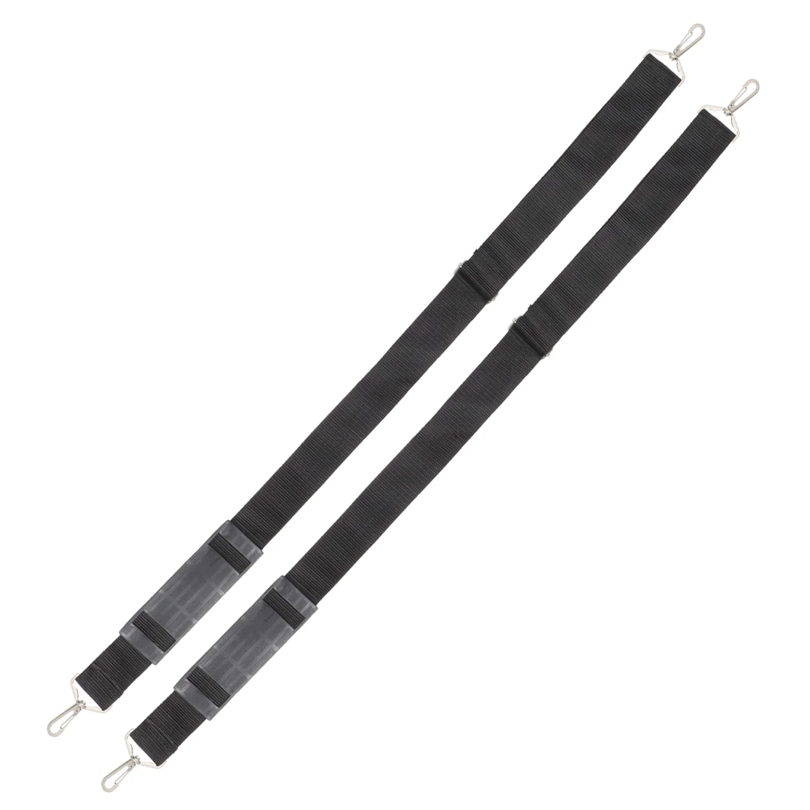 2pcs Violin Case Strap Suitcase Straps Belts Violin Carrying Case Strap Padded Sling Bag Adjustable Shoulder Belt Violin Pouch Strap Violin Container Strap Metal Backpack Black 82.5x4.5cm