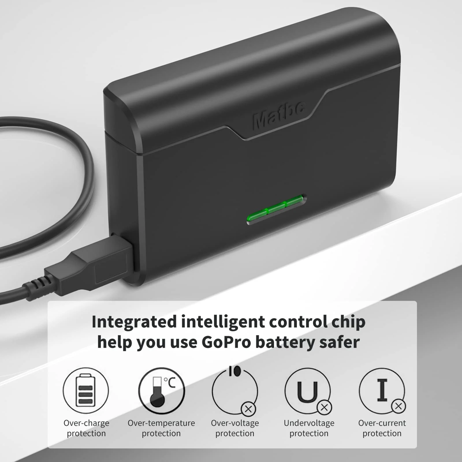 3-Channel NP-BX1 Battery Charger Compatible with Sony Cybershot Camera ZV-1, ZV-1F, ZV-1 II, ZV-e10, DSC-RX100 III, DSC-RX100 VII, DSC-RX100 M7, DSC-RX1, CX405, HX90V, HX80(not included Battery) - Image 6