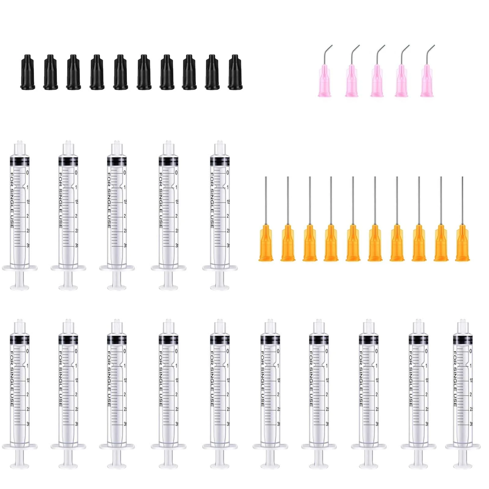3 ml Plastic Syringe with Needle Pack of 15 Syringes Measuring Liquids Durable Colostrum Syringes Versatile Dosing Syringes Reusable Liquid Syringe Measuring Syringe for Garden & Pet Care