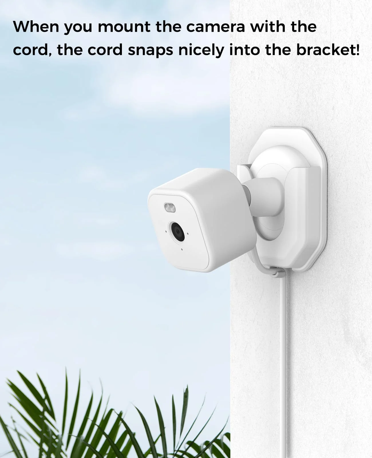 3 Pack Blink Camera Adhesive No Drill Wall Mount Bracket for Blink Mini /Mini 2 /Blink Outdoor 4 /Blink Indoor Cameras, No Drill No Screws Mount(KMOUANTS White Wall Mount for Blink Cameras) 3 Pack white Wall Mount for Blink Cameras - Image 5