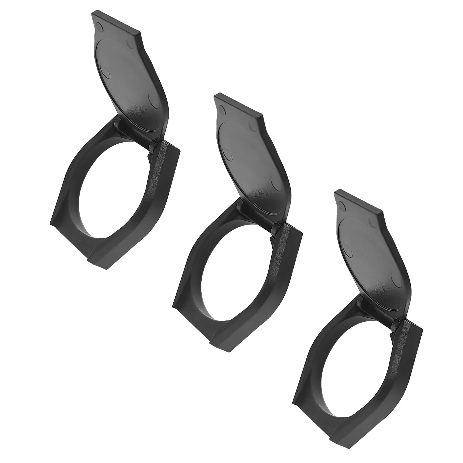 3 Pack Knomix Universal Webcam Cover Desktop Computer External Webcam Lens Cover Shutter Cap Hood, Streaming Web Camera Privacy Cover Clip for Logitech HD Pro Webcam C270/C615/C920/C930e/C922X etc. - Image 2