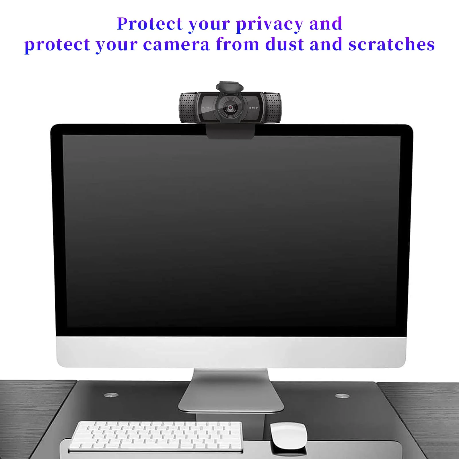 3 Pack Knomix Universal Webcam Cover Desktop Computer External Webcam Lens Cover Shutter Cap Hood, Streaming Web Camera Privacy Cover Clip for Logitech HD Pro Webcam C270/C615/C920/C930e/C922X etc. - Image 6