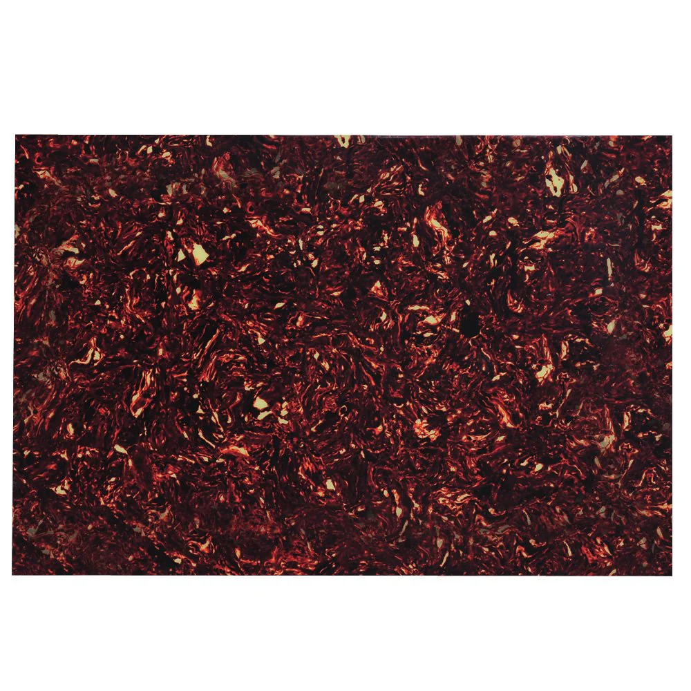 3 Ply Guitar Pickguard 29x43cm DIY Blank Guitar Bass Pickguard Scratch Plate Material Sheet for Strat Tele Electric Guitar Jazz Precision Bass (Brown Tortoise Shell) Brown Tortoise Shell