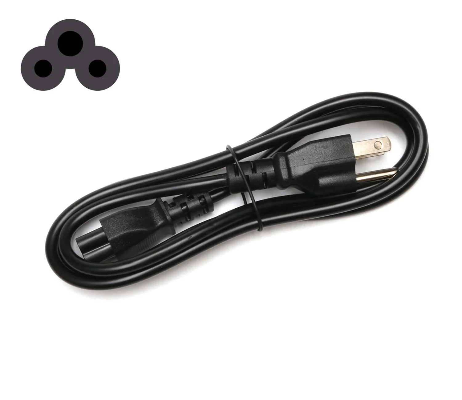 3 Prong Power Cord Replacement Power Cable for Laptops/Notebook, TVs, Monitors, LG LED LCD Smart 1080p HDTV,Samsung, Toshiba, Acer, Asus, Scanners, Printer AC Cable 6Ft 3 prong - Image 6