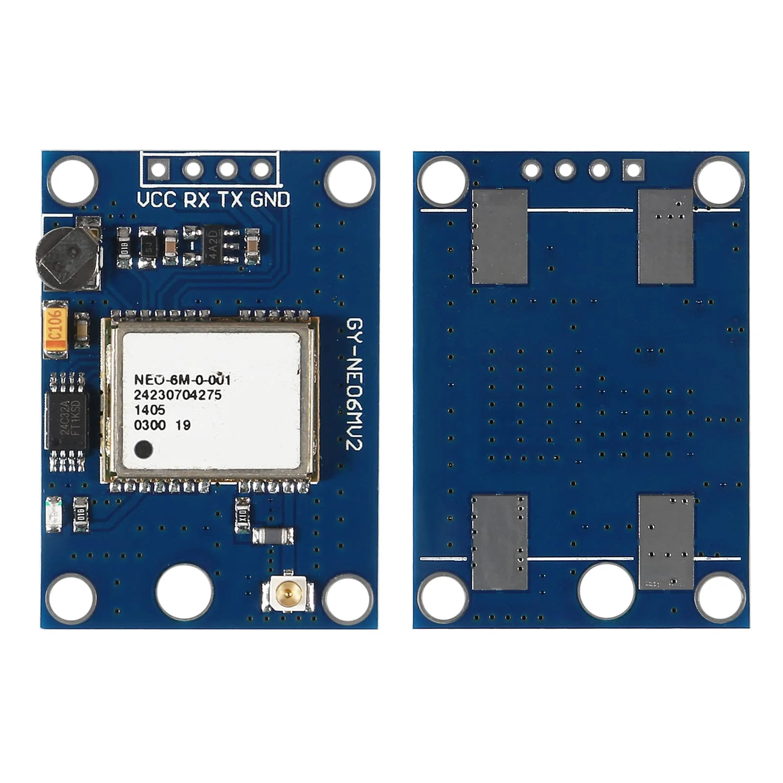 3 Set GY-NEO6MV2 NEO-6M GPS Module NEO6MV2 with Flight Control EEPROM MWC APM2.5 Large Antenna for for Arduino EEPROM APM 2.5 (3PCS) 3PCS - Image 2