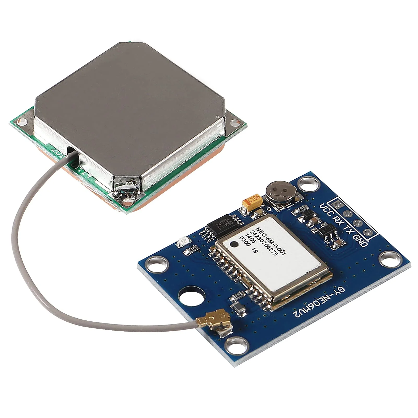 3 Set GY-NEO6MV2 NEO-6M GPS Module NEO6MV2 with Flight Control EEPROM MWC APM2.5 Large Antenna for for Arduino EEPROM APM 2.5 (3PCS) 3PCS - Image 5