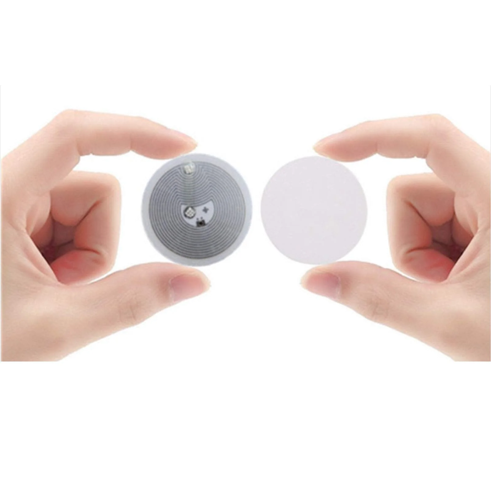 (30pcs/pack) hecere 25mm White NFC Self Adhesive Protocol iso14443a NFC 215 Universal Label RFID Label and All NFC Phones - Image 6