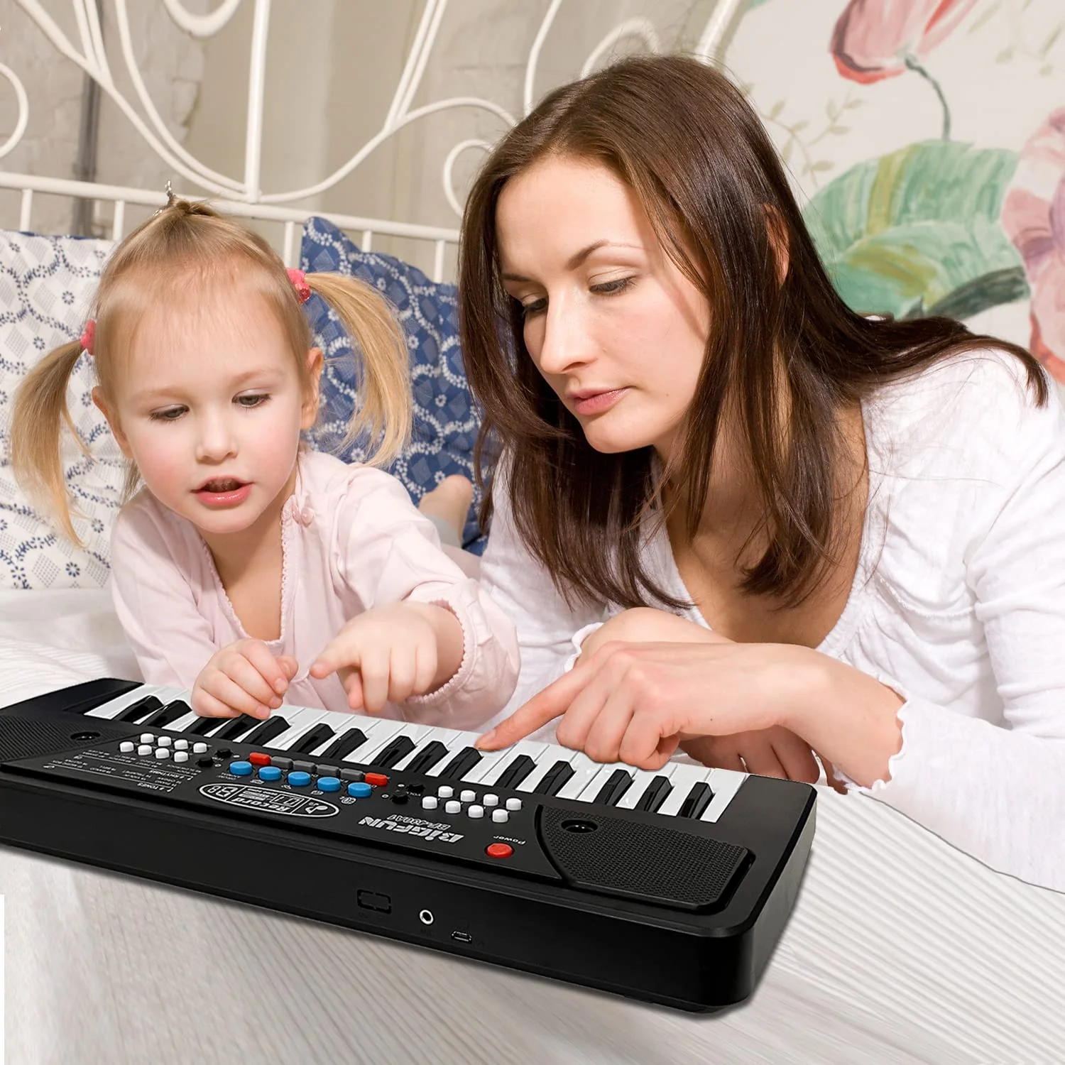 37 Keys Kids Piano Keyboard Toys, Black Portable Electronic Piano for kids with Microphone, Music Keyboard Piano Toys for 3 4 5 6 7 8 9 Years Old Children - Image 7