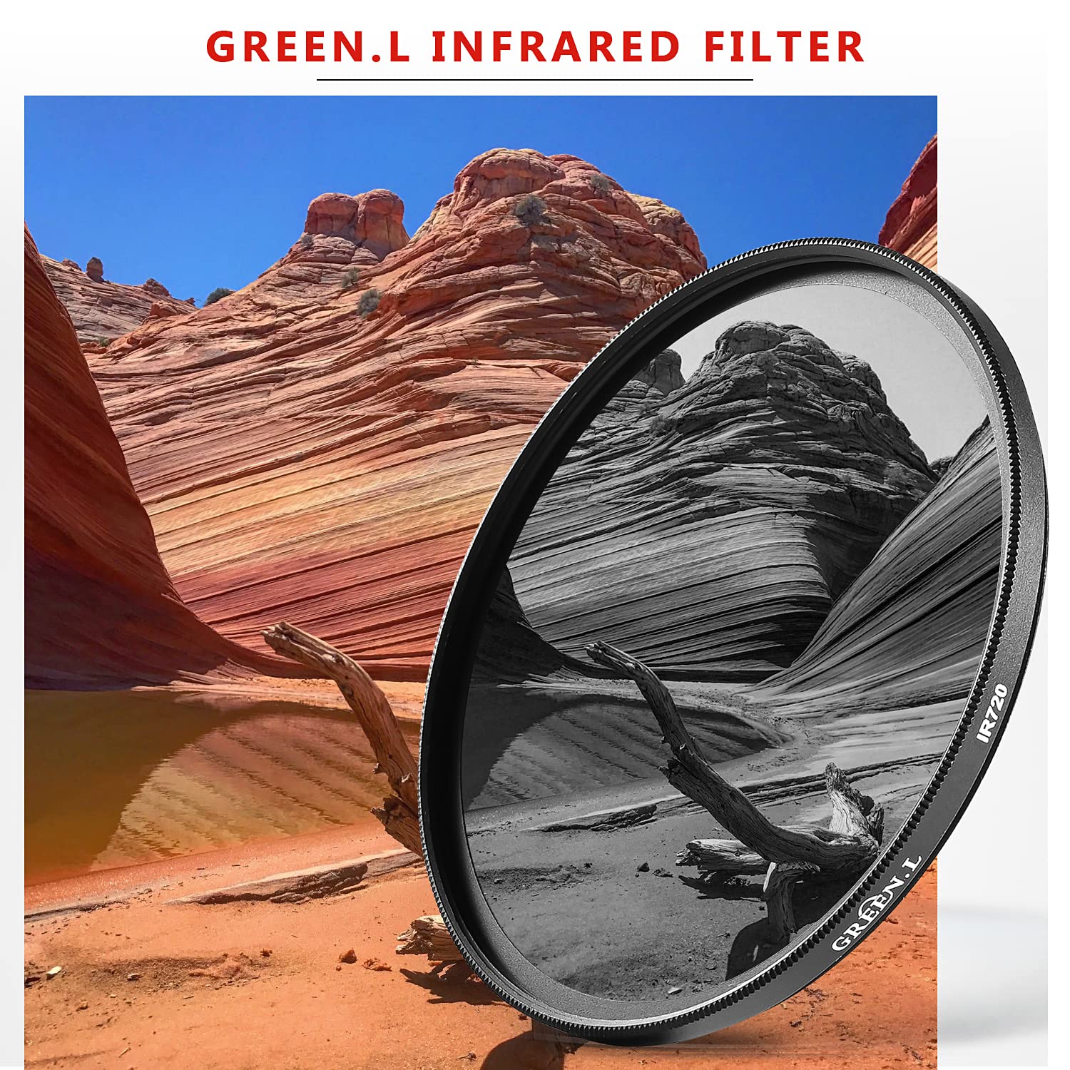 37mm Infrared Filter, Multi-Resistant Nano Coating HD 37mm X-Ray IR 720nm Filter for Camera Lens - Image 2