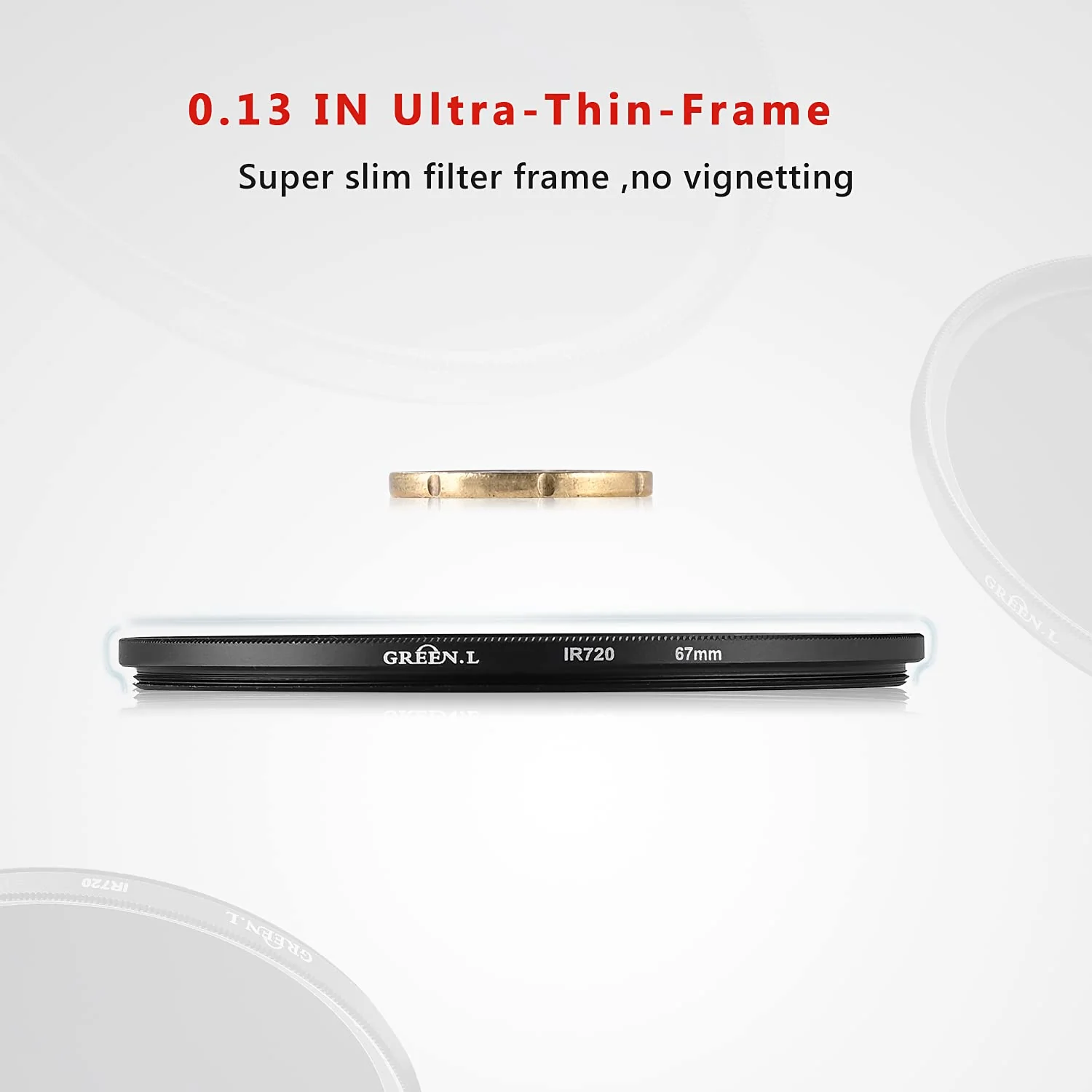 37mm Infrared Filter, Multi-Resistant Nano Coating HD 37mm X-Ray IR 720nm Filter for Camera Lens - Image 5