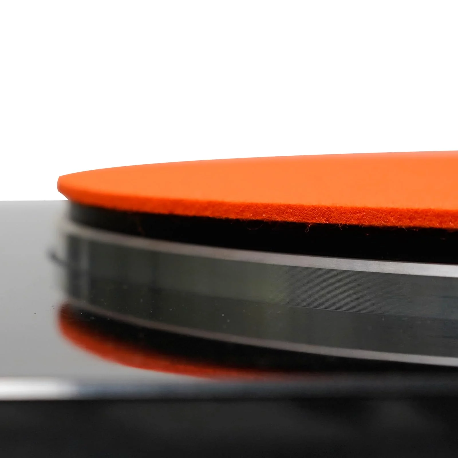 3mm Turntable Mat, 12 Inches Slipmat Anti-Static for LP Vinyl Record High-Fidelity Audiophile Acoustic Sound Support Help Reduce Noise Due to Static and Dust (orange) orange - Image 2