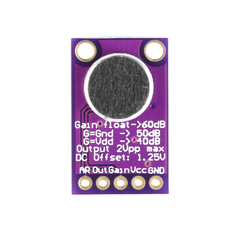 3Pcs MAX9814 Microphone Amplifier Module Electret Microphone Amplifier Module MIC Microphone Sound Amplification Microphone Head Sensor Auto Gain Control Release Ratio Low THD for Arduino - Image 4