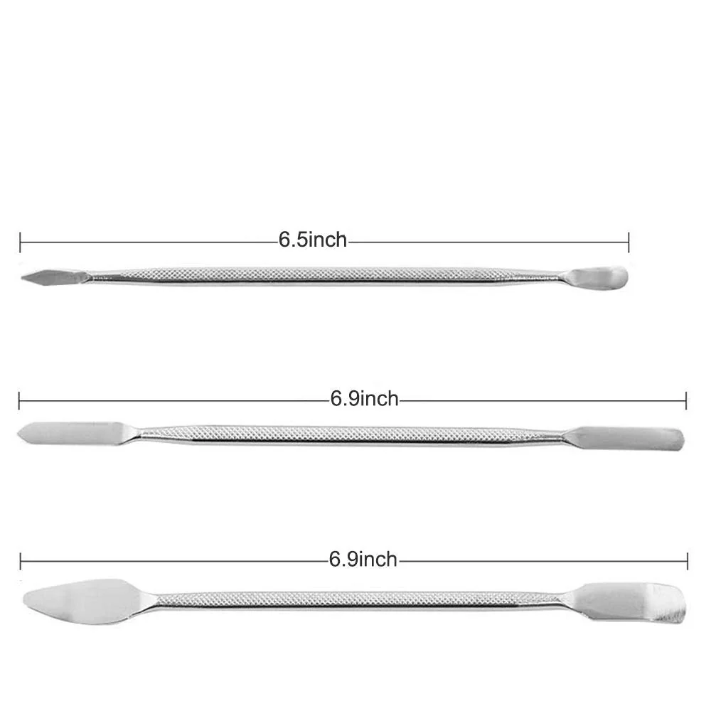 3Pcs Metal Spudger Dual Ends Opening Pry Tools Professional Pry Opening Spudger for Laptop Tablet iPhone ipad Cell Phone Other Mobile Devices 3PCS - Image 2