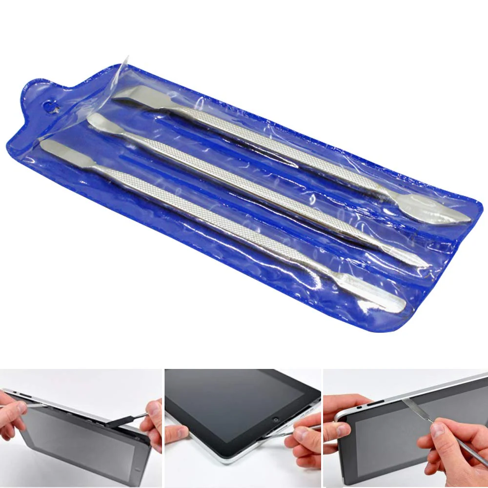 3Pcs Metal Spudger Dual Ends Opening Pry Tools Professional Pry Opening Spudger for Laptop Tablet iPhone ipad Cell Phone Other Mobile Devices 3PCS - Image 5