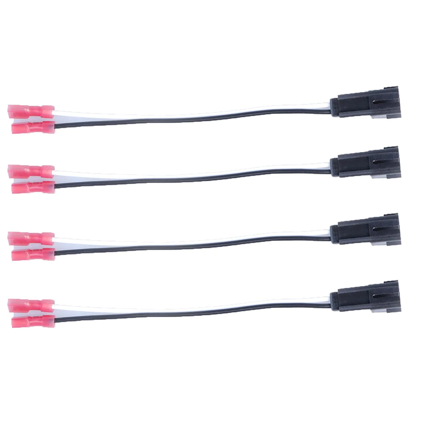 4 Pack Speaker Harness Replacement for GM Motors Buick Cadillac Chevy Oldsmobile Front Rear Door Speaker Wiring Harness Adapter 72-4568 - Door Speaker Replacement (72-4568)