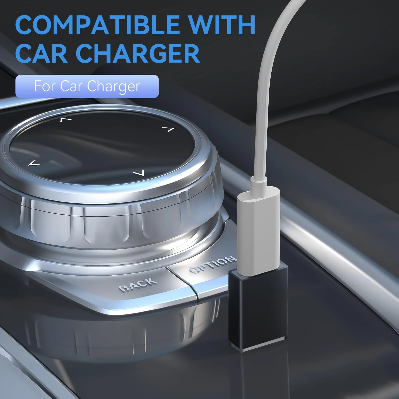 4-Pack USB C to USB Adapters, with 2 Type C Female to A Male Converters & 2 USB C Male to USB Female Connectors, Compatible with Apple Watch, iPhone 15 Pro Max 14 13 12, AirPods, Ultra 8 9 - Gray C-A,A-C/4 pack (Grey) - Image 6
